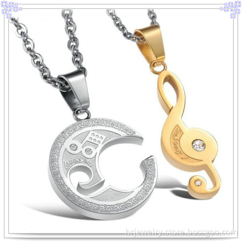 Lovers Fashion Pendant Stainless Steel Necklace (HR2103)